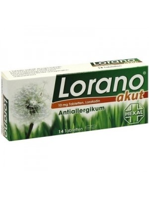 Lorano 10 mg. 7 tablets